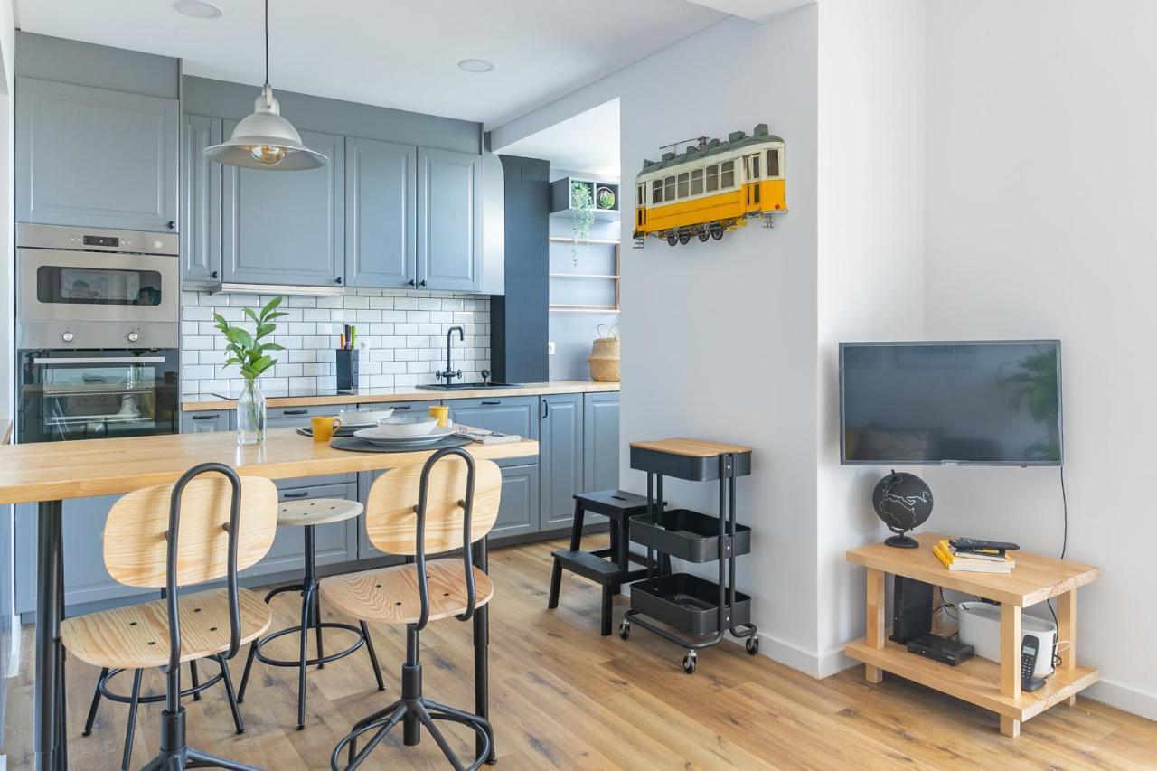 Spacious Apt Campo D'Ourique With Ac Lisboa Ngoại thất bức ảnh