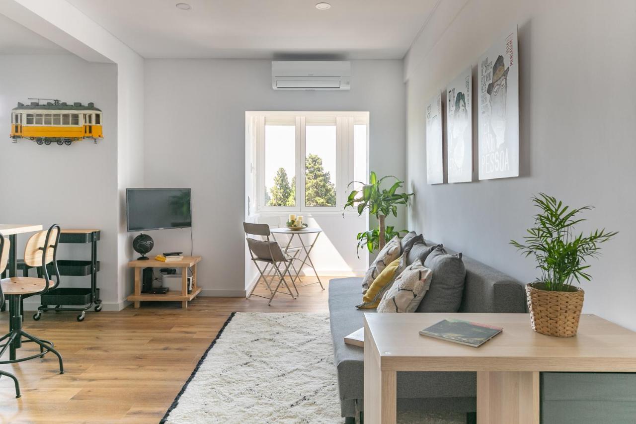 Spacious Apt Campo D'Ourique With Ac Lisboa Ngoại thất bức ảnh